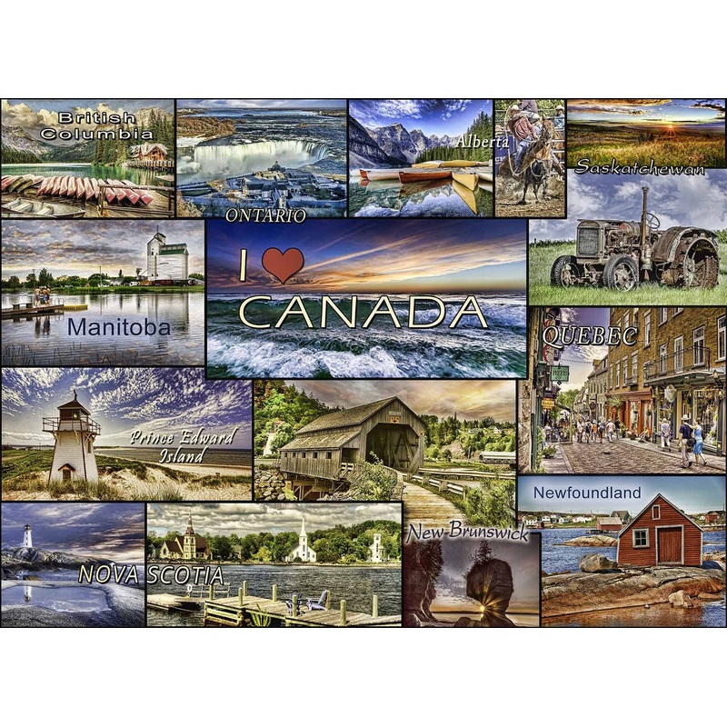 'I Love Canada' by Rick Schmidt (1000 piece)