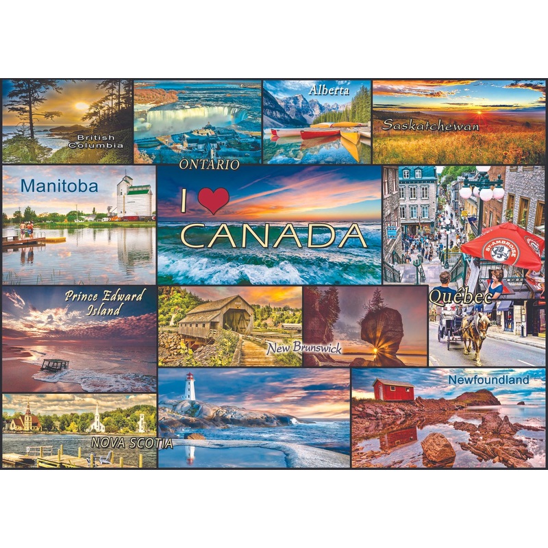 'I Love Canada' by Rick Schmidt (500 piece)