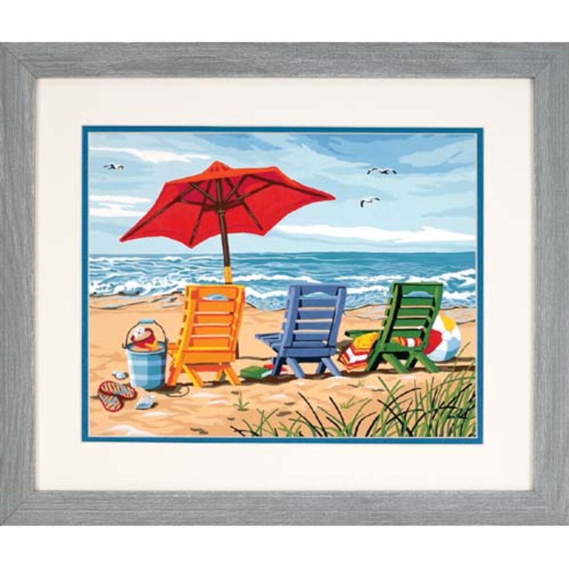 Paintworks PBN Beach Chair Trio