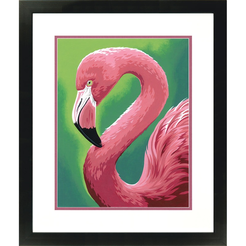 Paintworks PBN Flamingo Fun