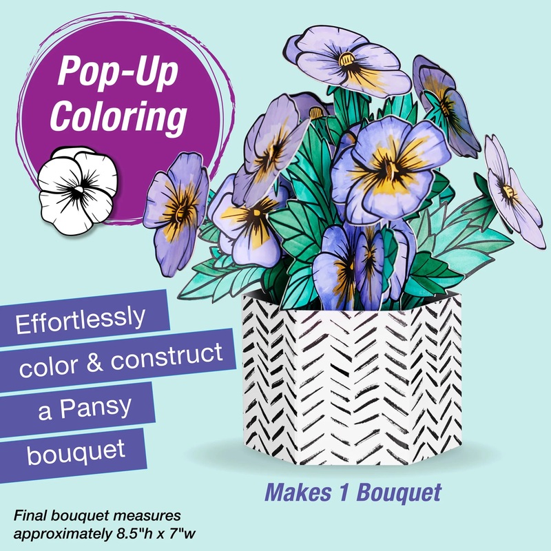 Pop Up Coloring Bouquet