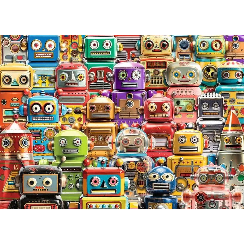 Retro Robots (500 piece LARGE)