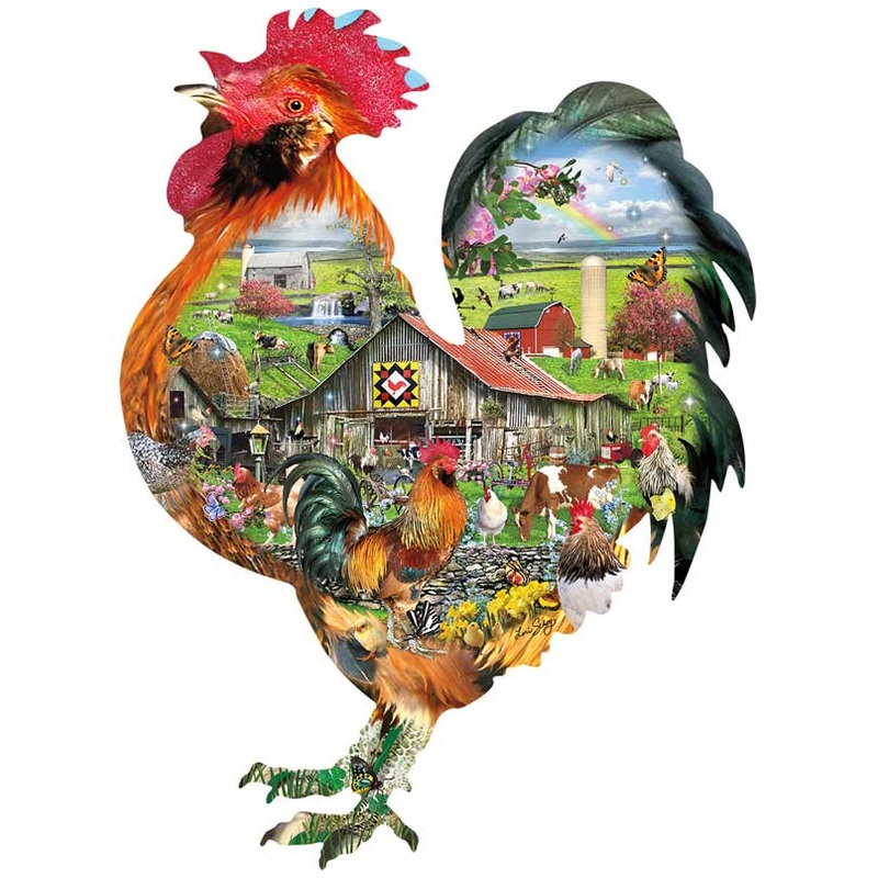 Suns Out 1000 Pc Rule the Roost (shaped)