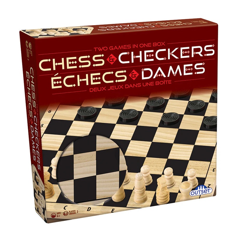 Chess and Checkers - wood (Outset)