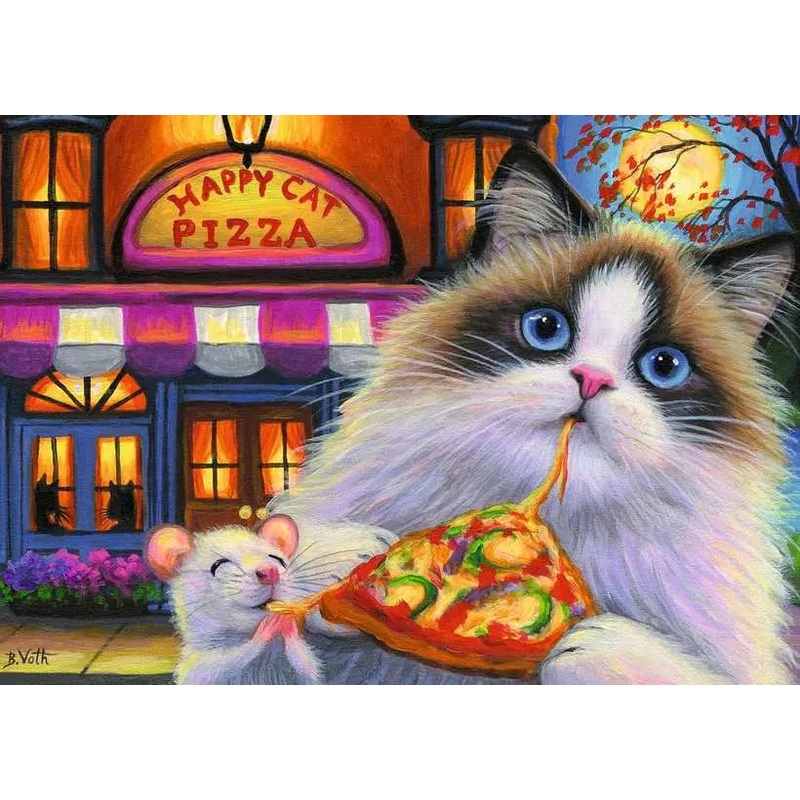 Happy Cat Pizza (35pc)
