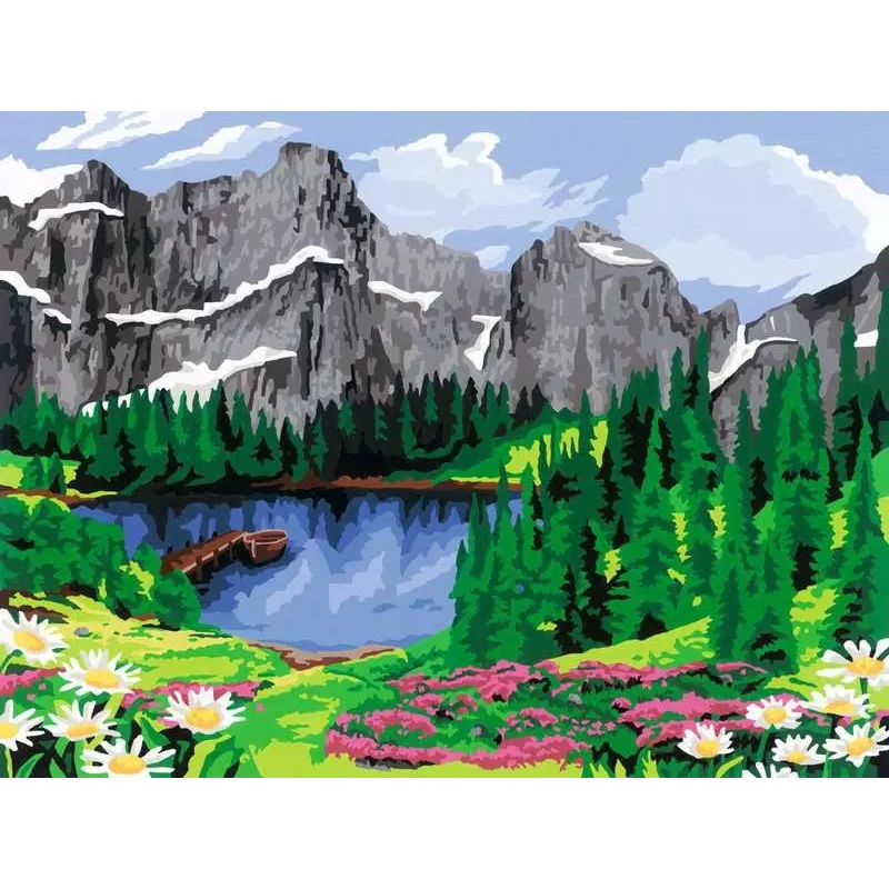 Mountain View (CreArt Painting by Number)