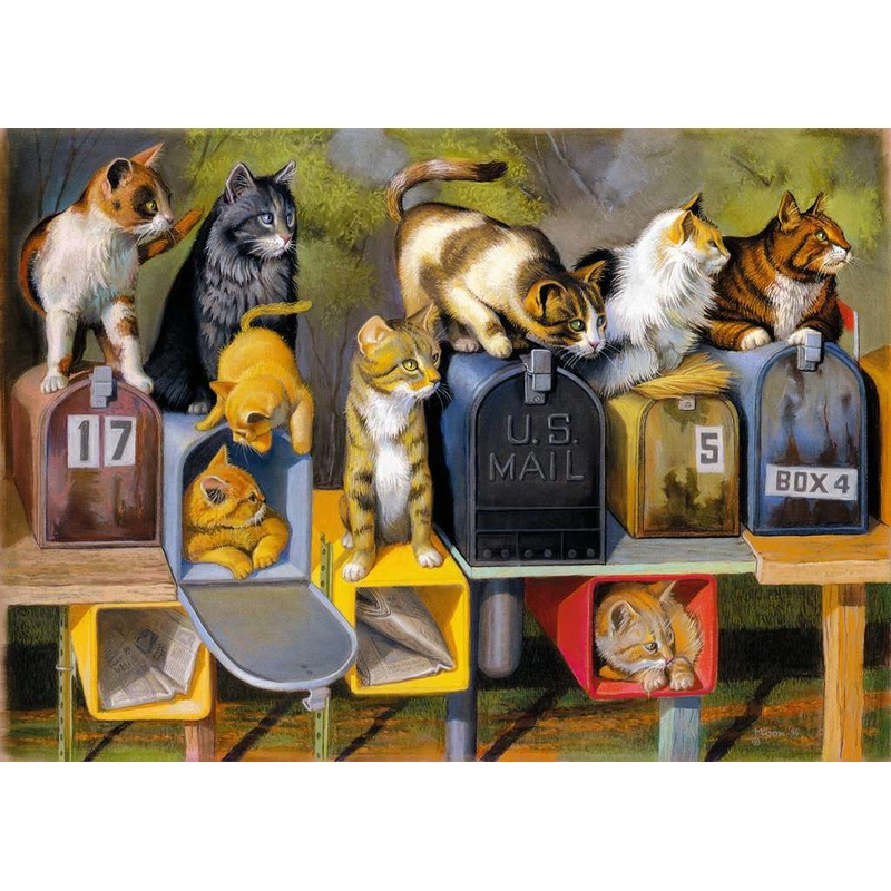 Cat's Got Mail (300 piece LARGE)