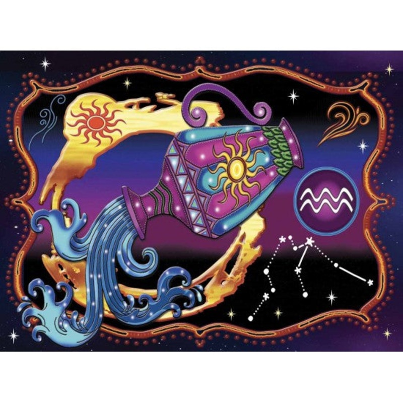 Jacarou Diamond Art- Aquarius