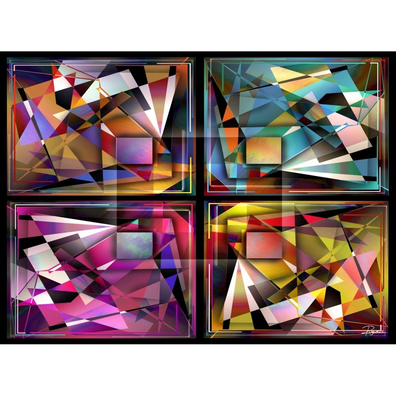 Jacarou Bling Bling Abstract 1000pc