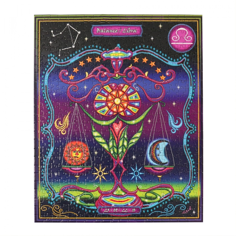 Jacarou Zodiac Puzzles (3 x 500pc puzzles)