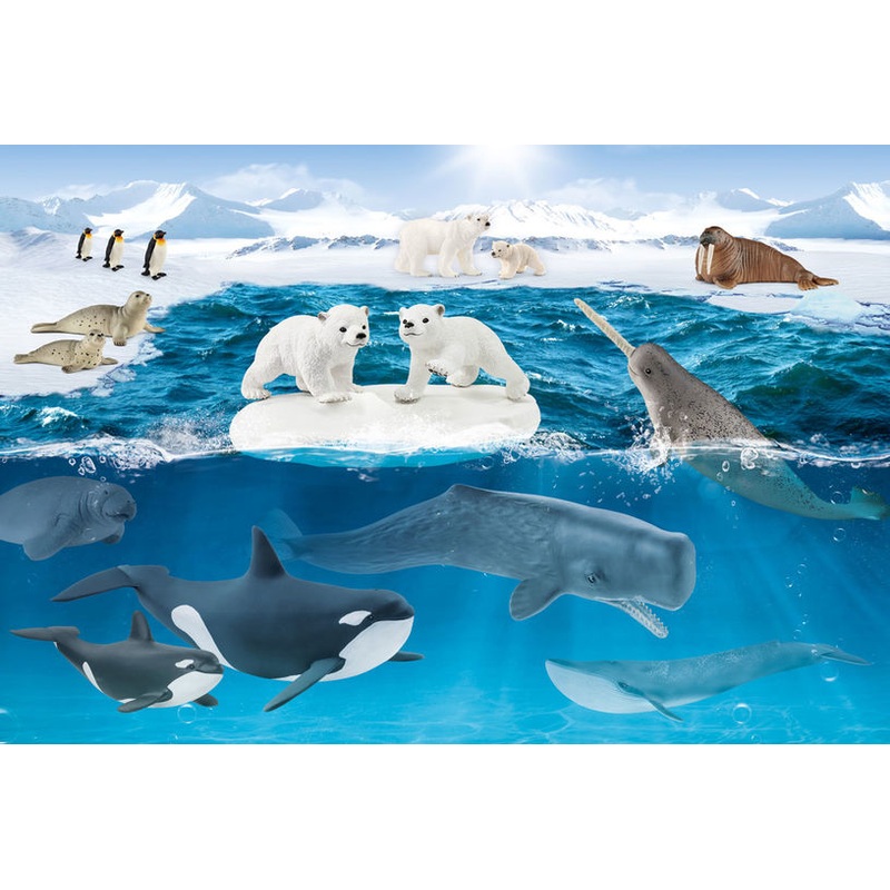 Wildlife in the Arctic (60pc with Schleich figure)