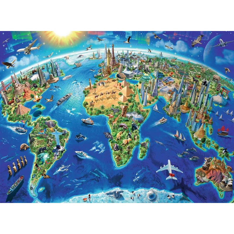 World Landmarks Map (300pc XXL)