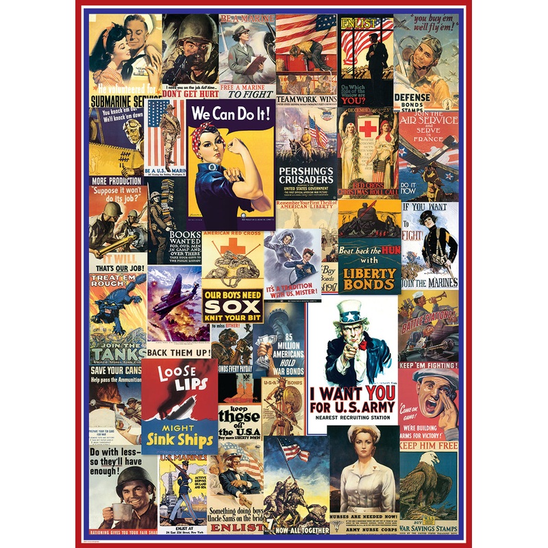 WWI & WWII Vintage Posters