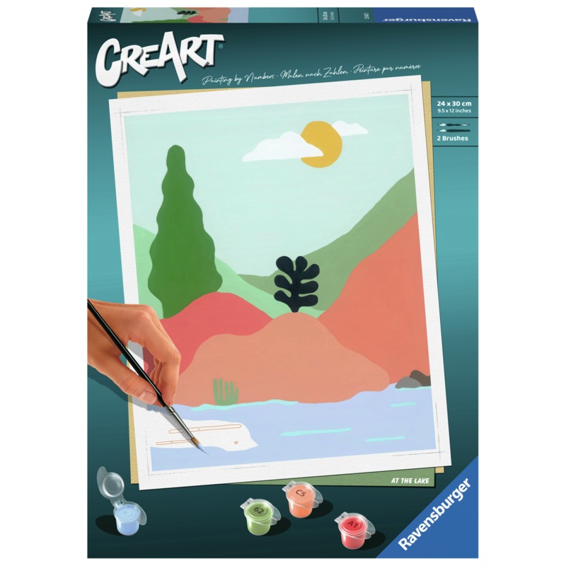 At the Lake (CreArt Painting by Number)
