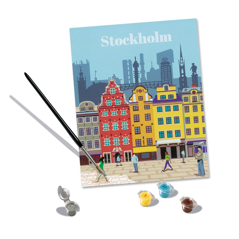 Colorfun Stockholm (CreArt Painting by Number)