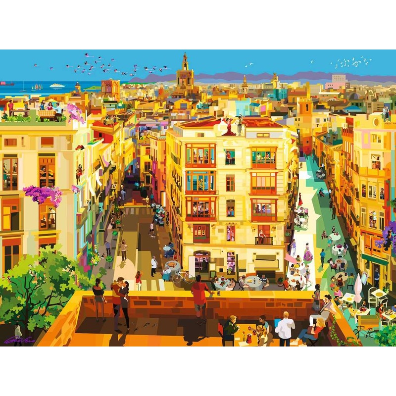 Dining in Valencia (1500pc) *