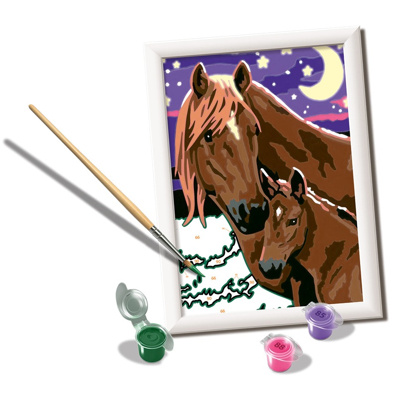 Horses at Midnight (CreArt Painting by Number)