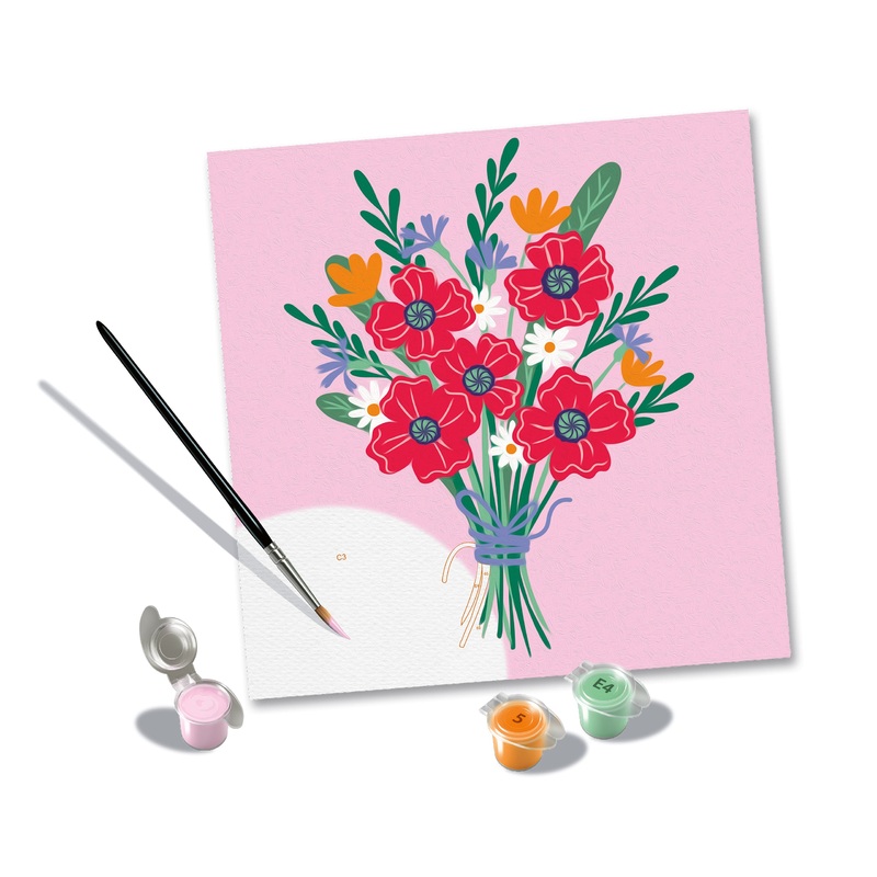 Poppy Bouquet (CreArt Painting by Number)