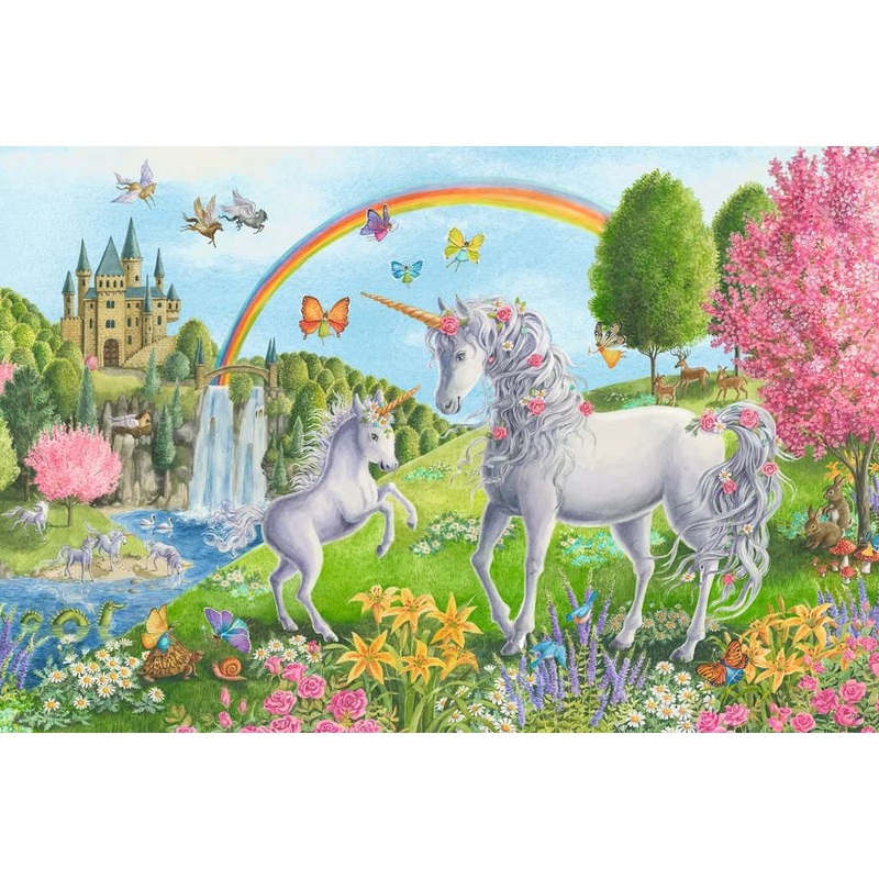 Prancing Unicorns (24pc floor puzzle)