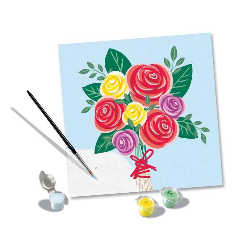 Rose Bouquet (CreArt Painting by Number)