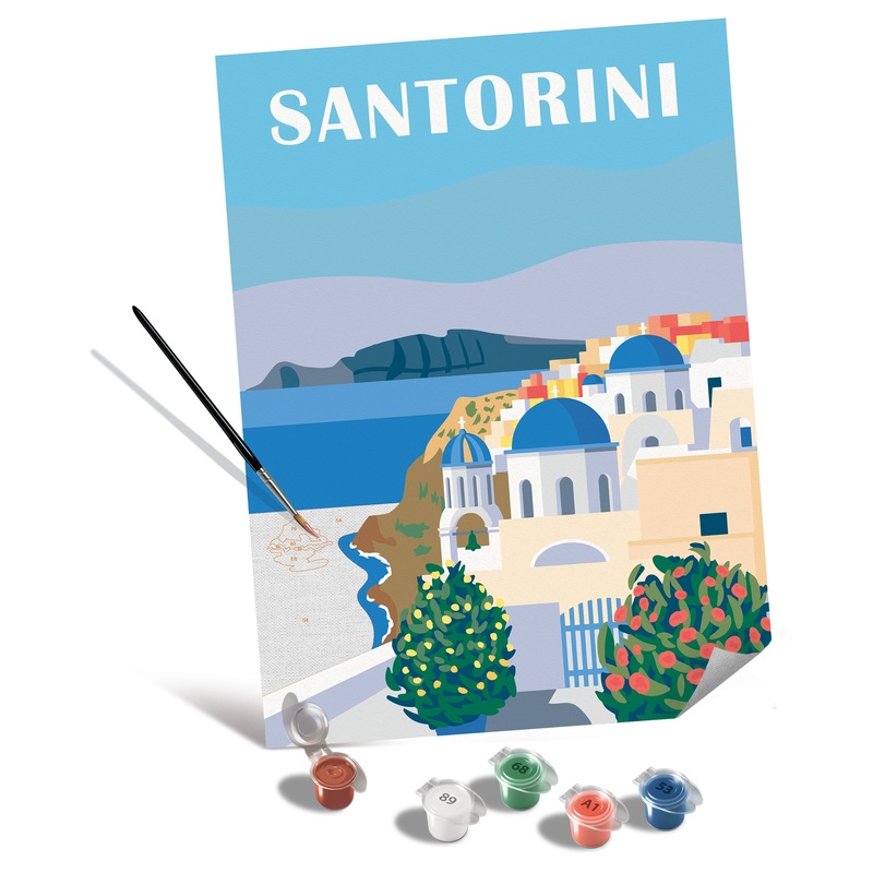 Santorini (CreArt Painting by Number)