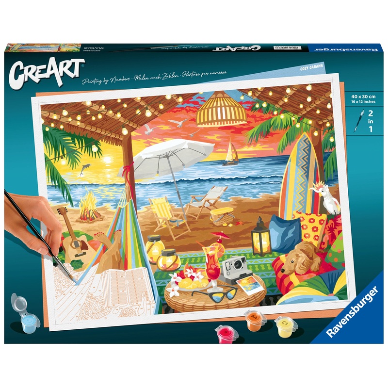 Cozy Cabana (CreArt Painting by Number)