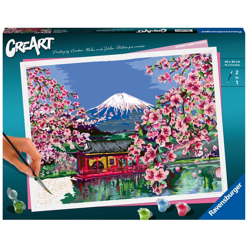 Japanese Cherry Blossom (CreArt Painting by Number)