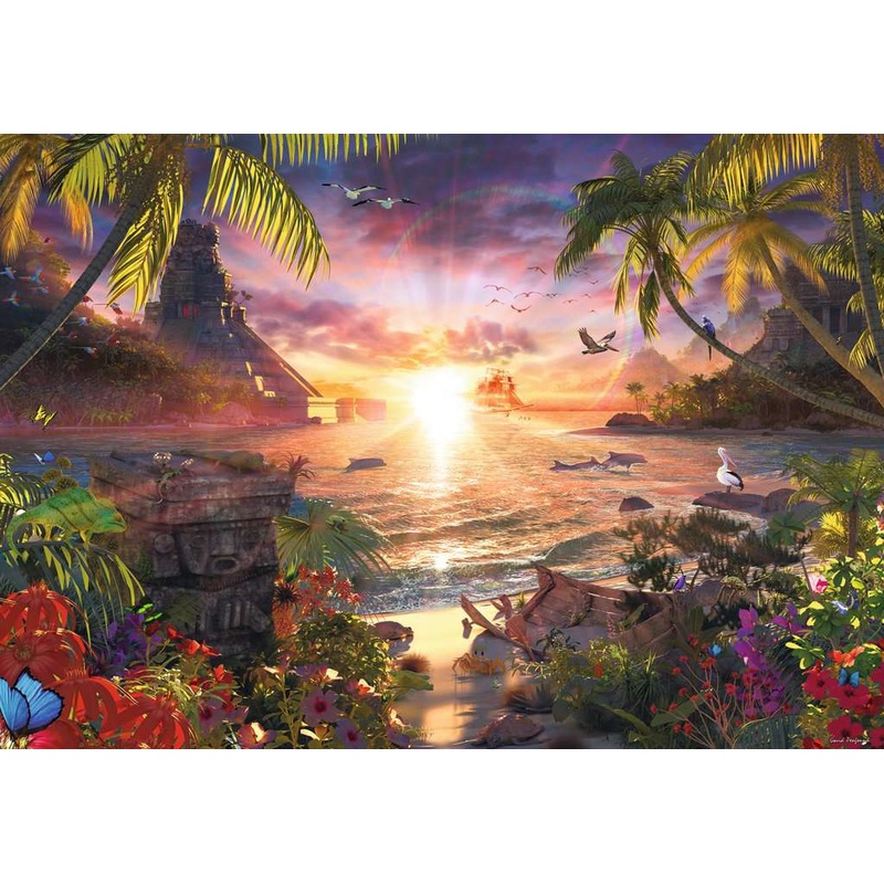 Paradise Sunset (18,000 piece)