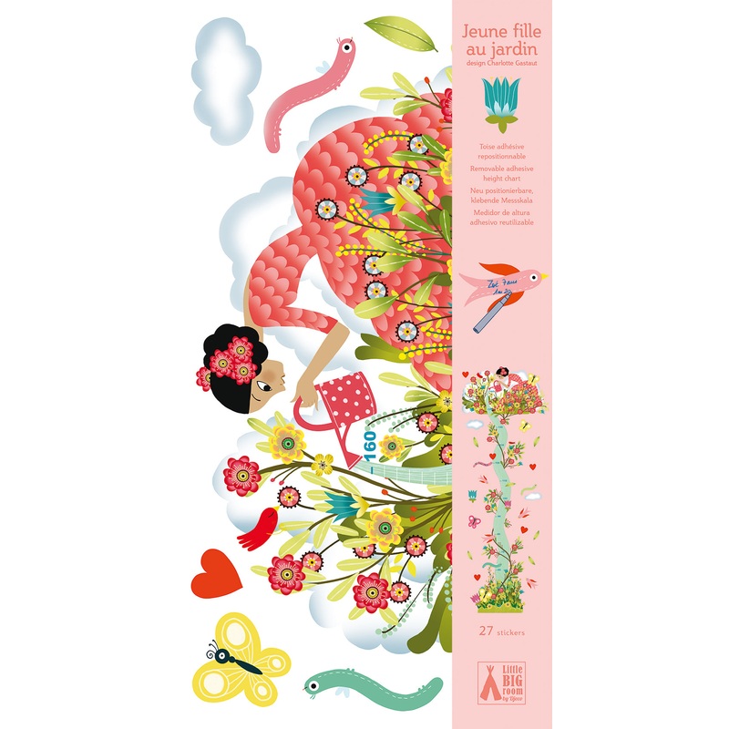 Removable Adhesive Height Chart (by Djeco)