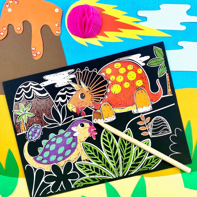 Scratch-Tastic Pictures (Let's Craft)