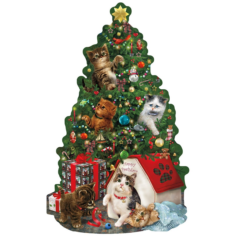 Suns Out 1000 Pc Kitty Cat Playground (shaped)
