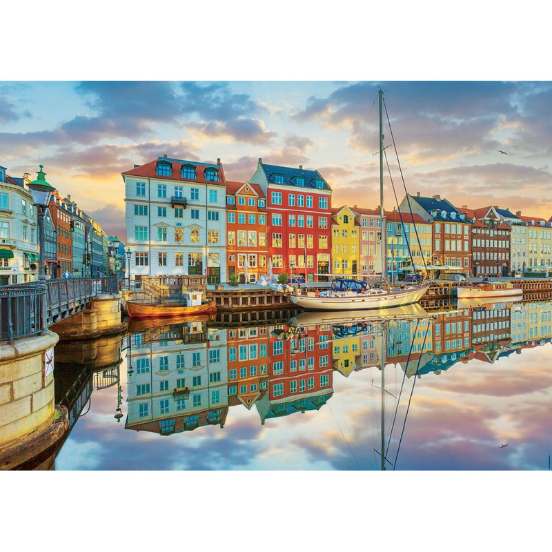 Sunset at Copenhagen Harbour (2000pc)