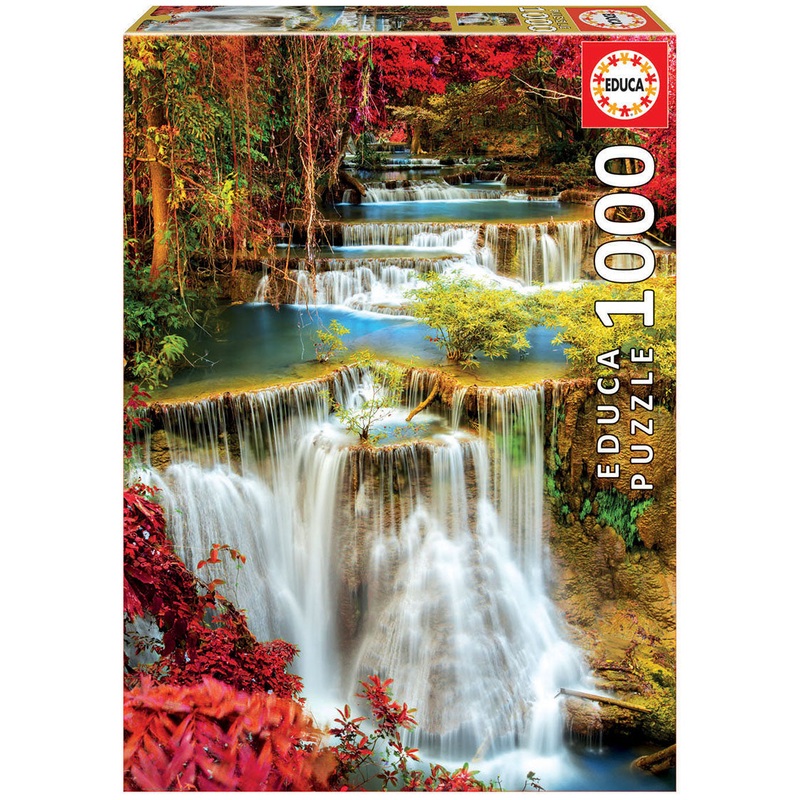 Waterfall in Deep Forest (1000pc)
