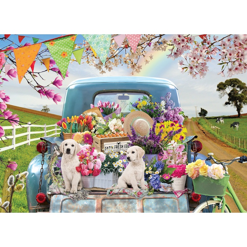 Country Truck in Spring