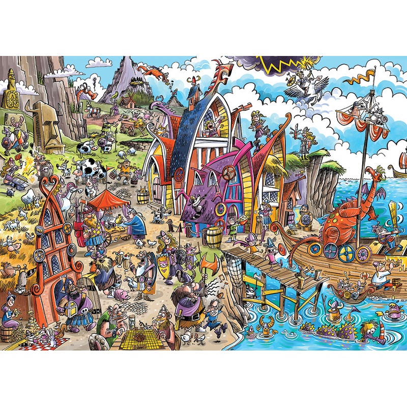 DoodleTown: Viking Village (1000pc)
