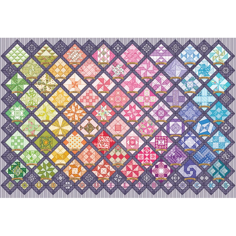 Four Square Quilt Blocks (2000pc)
