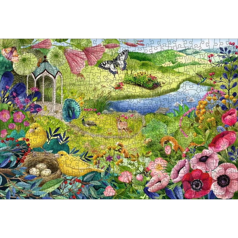 Garden Puzzle (Wooden, 500pc)