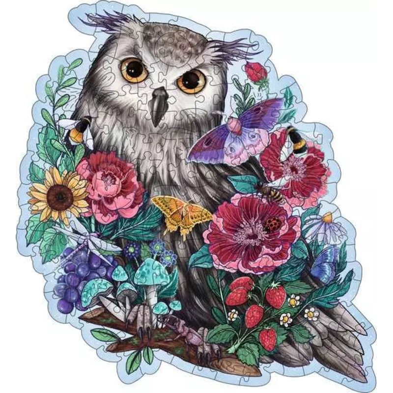 Owl Shaped Puzzle (Wooden, 150pc)