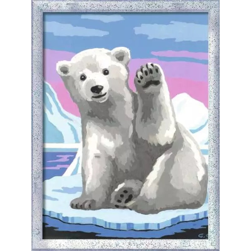 Pawesome Polar Bear (CreArt Painting by Number)