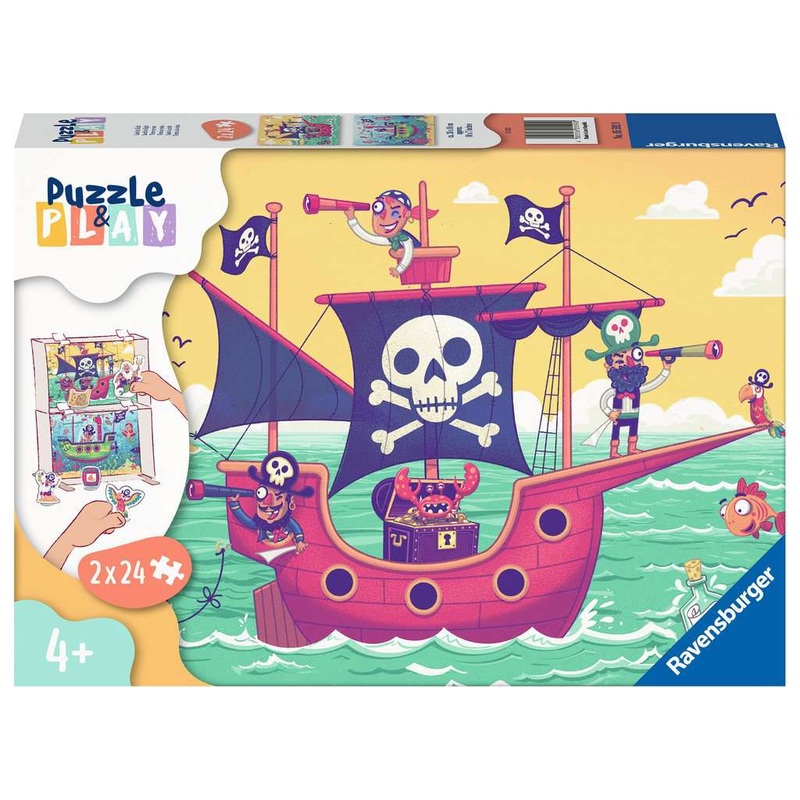 Puzzle & Play: Land in Sight (2x24pc)