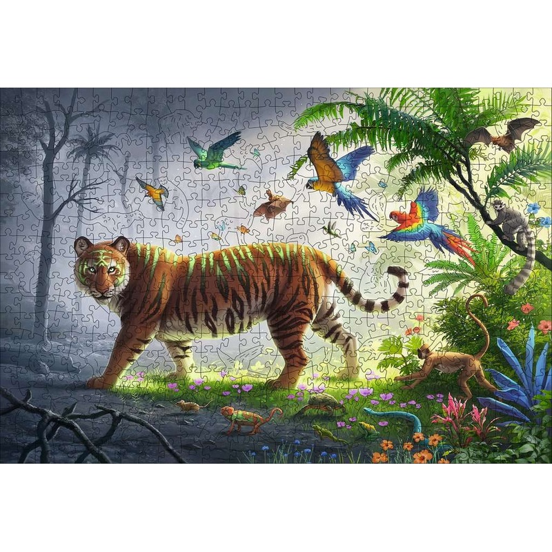 Tiger Puzzle (Wooden, 500pc)
