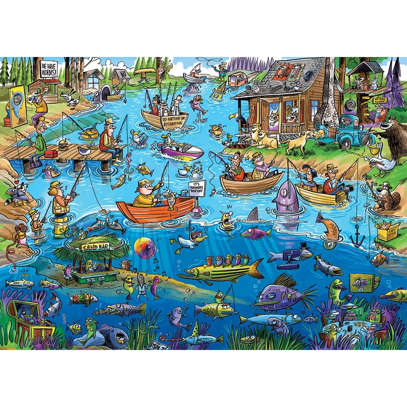 DoodleTown: Gone Fishing (1000pc)