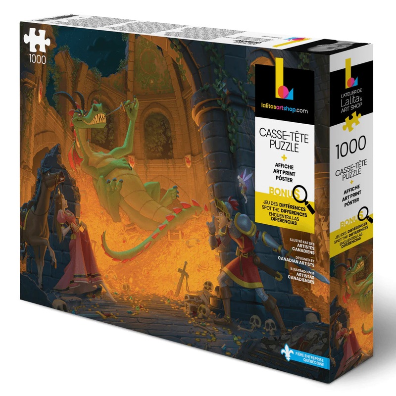Dragon's Den (1000 pieces, Lalita's Art Shop)