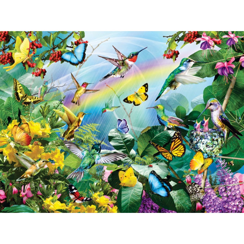 Suns Out 1000 Pc Hummingbird Sanctuary