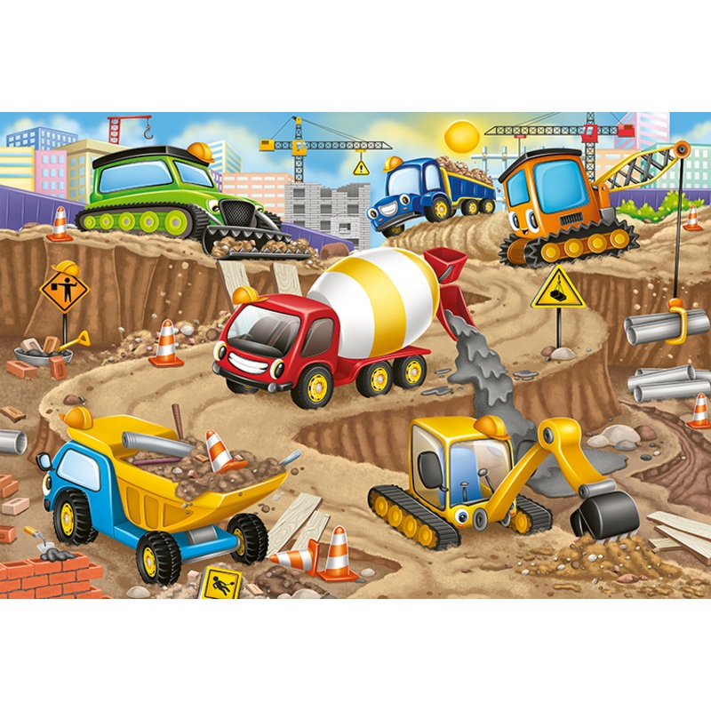 Construction Fun (24pc floor puzzle)