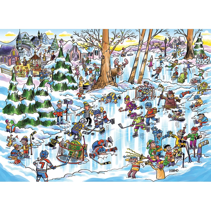 DoodleTown: Hockey Town (1000pc)