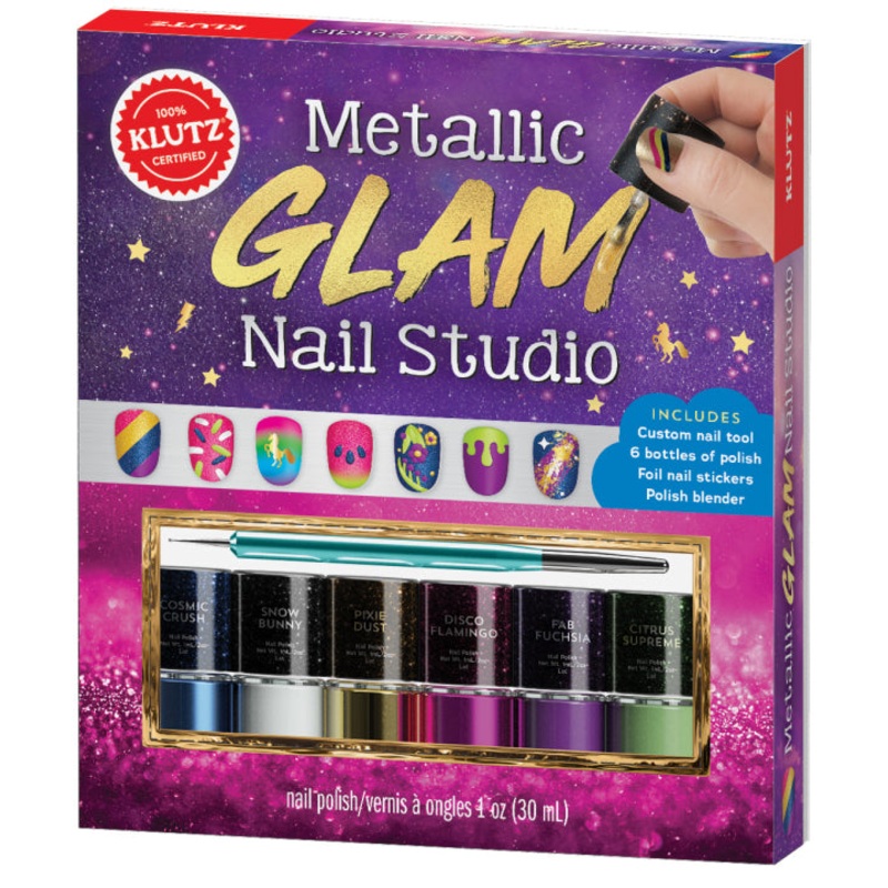 Metallic Glam Nail Studio