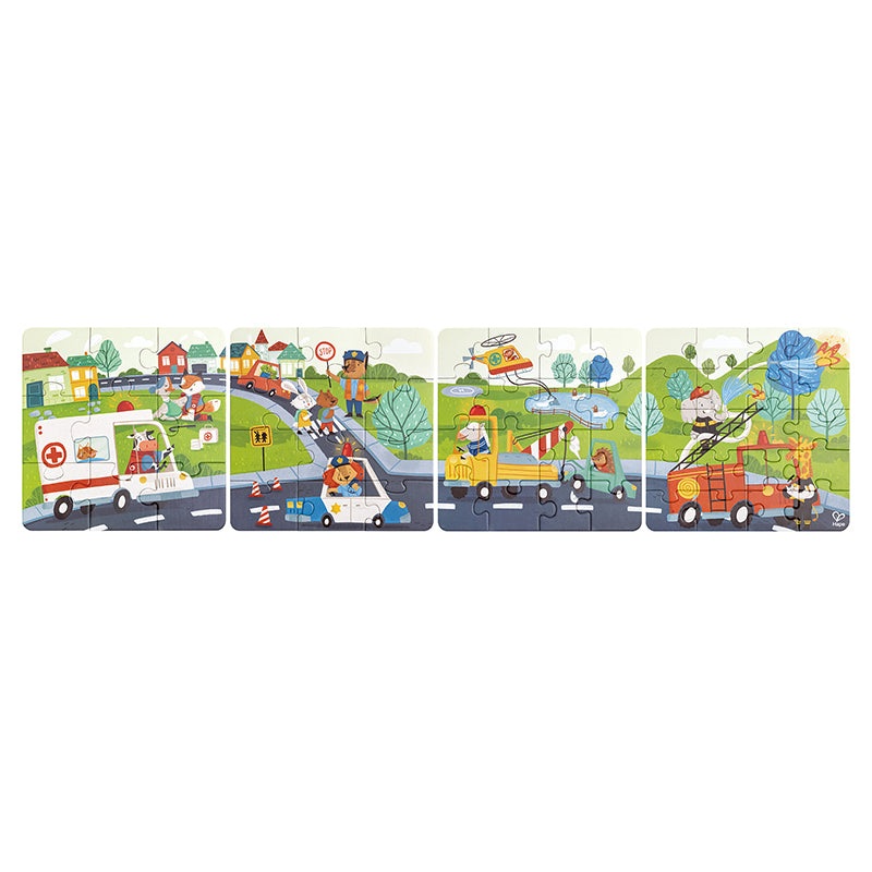 Rescue Vehicles Puzzle (Hape)