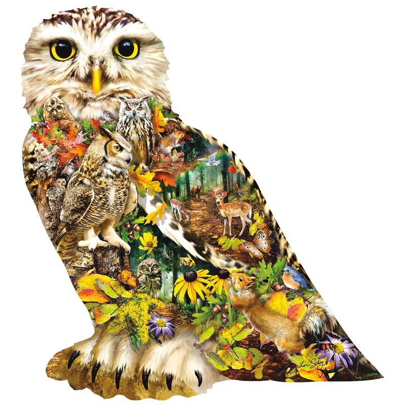 Suns Out 1000 Pc Forest Messenger (shaped)