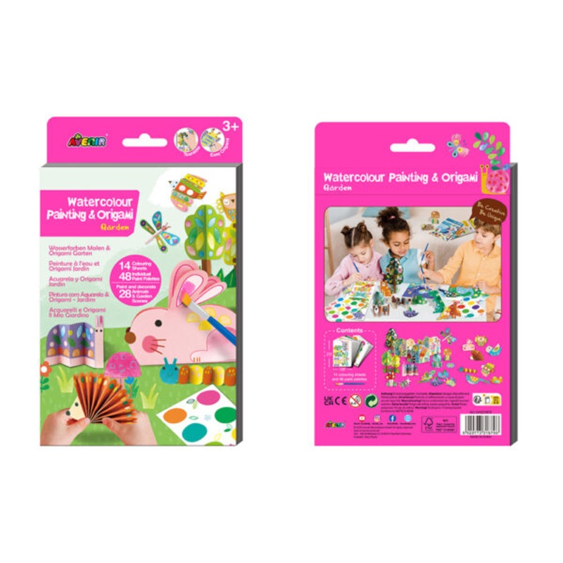 Watercolour Painting and Origami Kit (by Avenir)